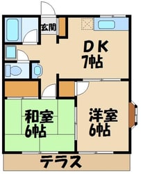 サンハイツの物件間取画像